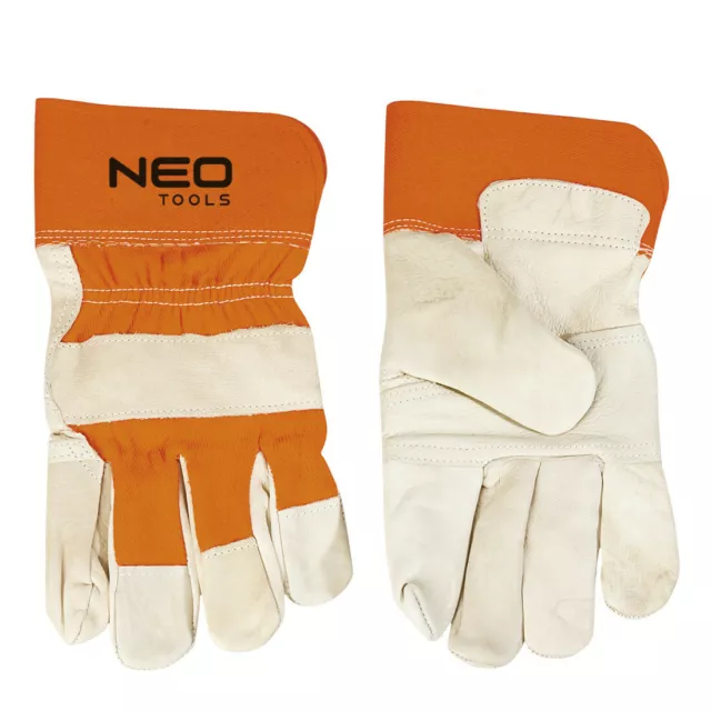 Arbeitshandschuhe Cuero Guante de Piel Guantes de Montaje Protección Talla 10