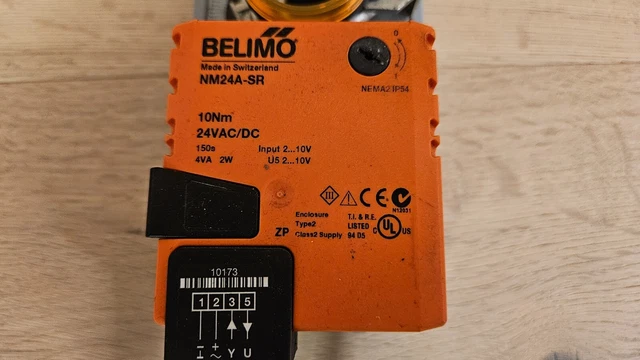 Belimo NM24A Stellmotor 10 Nm - Klappenantrieb AC/DC 24V Für HLK Anlagen