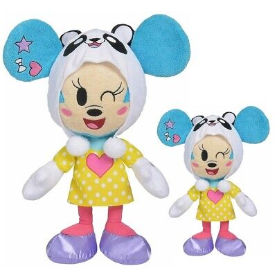 2x Minnie Mouse Peluche Grande 45cm + Piccolo 25cm Originale Disney Tokyo Purple