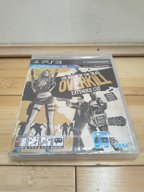 The House Of The Dead Overkill Extended Cut – PS3, Disque Promo PAL, Très Bon état