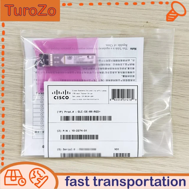 Modulo Rete Fibra Modulo SFP Cisco GLC-SX-MMD 1000BASE-SX Per Reti In Fibra Ottica - Nuovo Originale SFP MMF 850nm Cisco - Foto 5