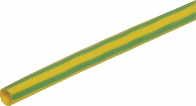 Green/Yellow (Earth) 5mm Heat Shrink Tubing 1.0m Length