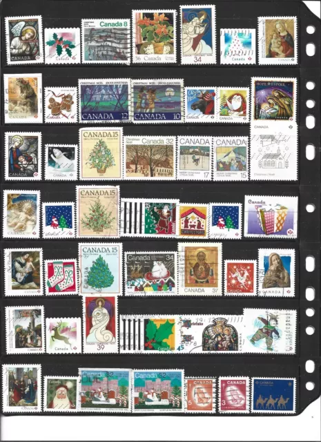 Canada Christmas Used Stamps (T123)