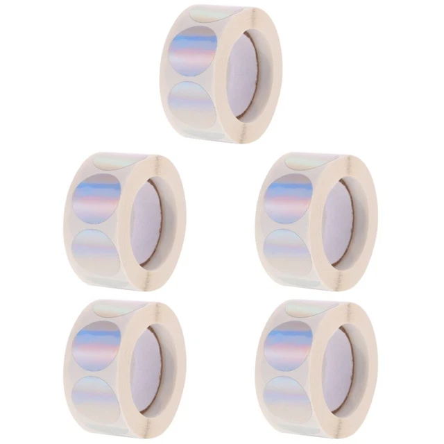 5 rollos etiquetas adhesivas multifuncionales pegatinas desmontables