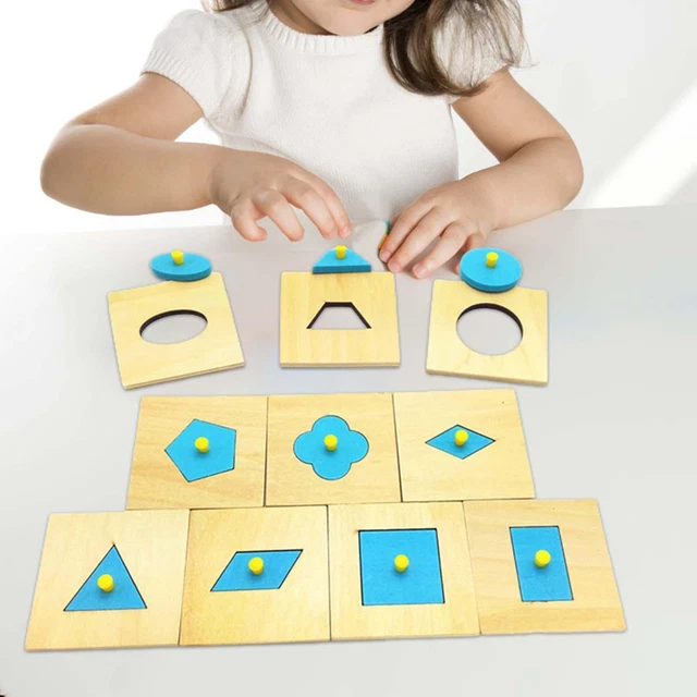 Jouet Montessori En Bois LZDMY - 4 En 1 (Boîte Permanente, Tri Couleurs, Puzzle Carotte, Pièces) - 1-5 Ans