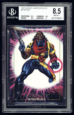 1992 Marvel Masterpieces Joe Jusko #6 BISHOP BGS 8.5 POP 1 Graded X-Men Card