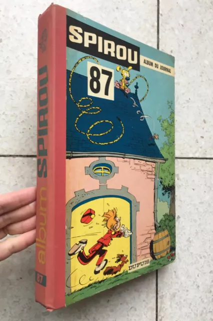 album reliure recueil spirou 87 du le journal de spirou TBE