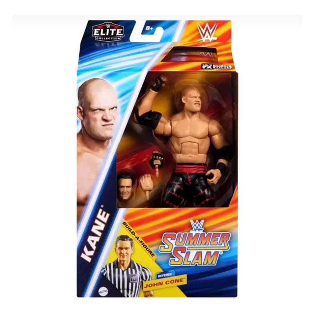 Action Figure WWE Elite Kane SummerSlam - Da Collezione Con Accessori E Parti Build-A-Figure - Foto 10