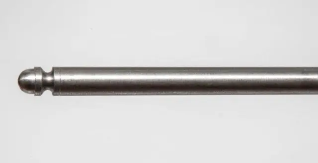 Barra per rampa 100 cm acciaio inox massiccio - 10 mm - Nirosta - X20Cr13