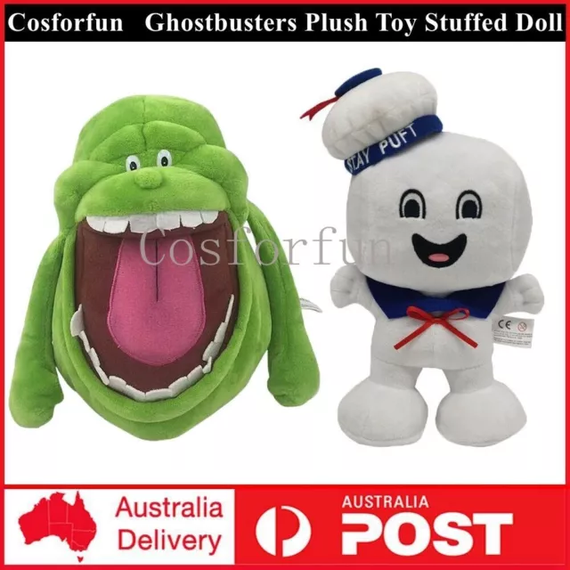 Ghostbusters Plush Toys Marshmallow Man/Slimer Green Ghost Stuffed Doll Kid Gift