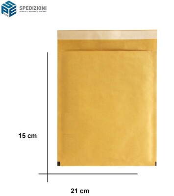 Italia BUSTE POSTALI IMBOTTITE iM@il CM 15X21 PEZZI 100 GOLD C 