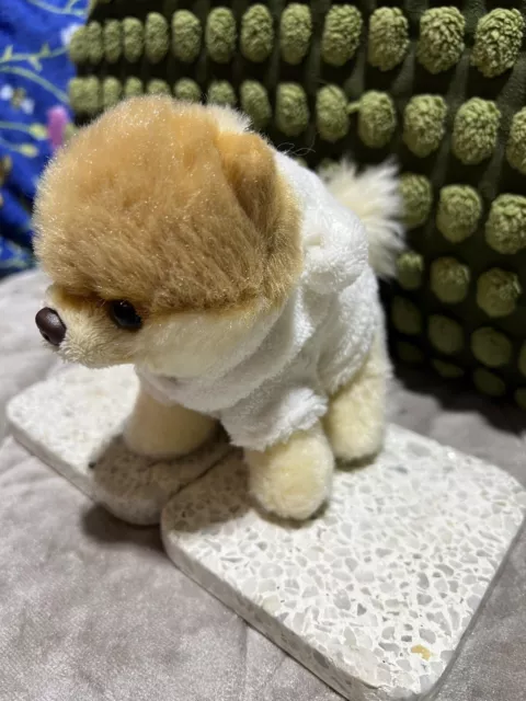 Gund Itty Bitty Boo In White Bear Suit Plush Soft Toy  5”