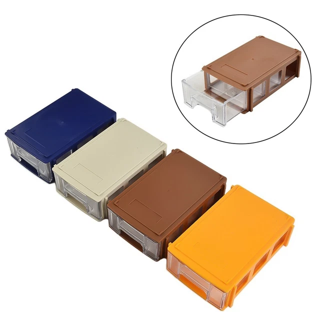 Caja de almacenamiento 80 grados centígrados piezas de hardware plástico 140*90*40 mm duradero