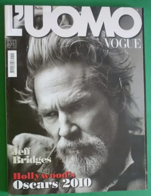 L'Homme Vogue Italie Magazine March 2010 409 Jeff Bridges Hollywood's Oscar