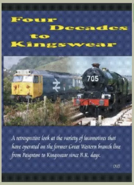 Four Decades To Kingswear DVD - BR Trains Diesels British Rail Railway Steam