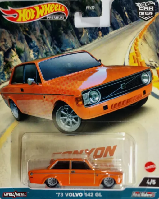 Hot Wheels Premium ´73 VOLVO 142 GL CANYAN WARRIORS CAR CULTURE