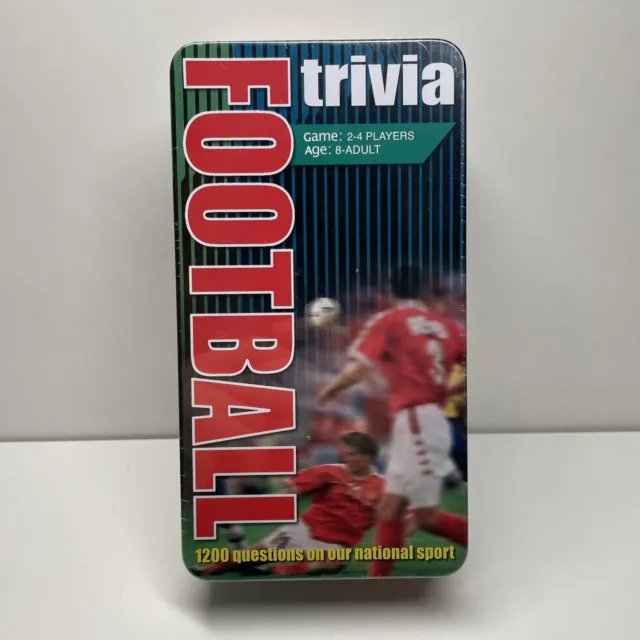 Football Trivia Quiz Game 1200 Questions - Paul Lamond Games - New Sealed