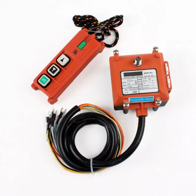 F21-2S Industrial Wireless Remote Control 2Point Single Speed Sandblasting Hoist 3