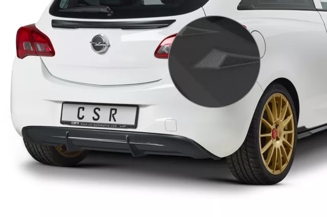 Heck Ansatz Spoiler Tuning Diffusor für Opel Corsa E HA274-S