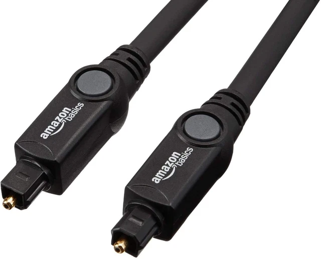 Câble Optique Audio Numérique TOSLINK 3 M, Noir