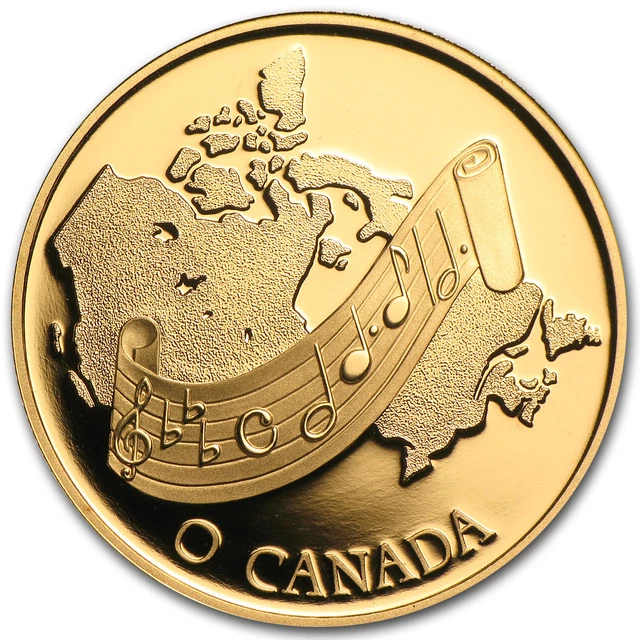 1981 Canada 1/2 oz Proof Gold $100 National Anthem: O Canada! - SKU #35116