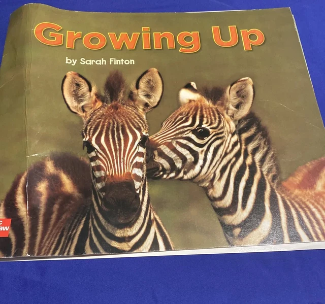 Big Book Teacher Oversized Easel Reading GROWING UP Sarah Flinton