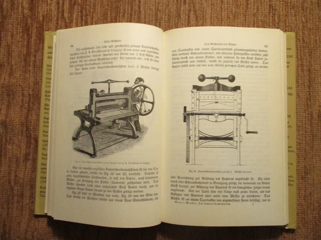 BRADE Das illustrierte BUCHBINDERBUCH 1860 Buchbinderei BUCHBINDER Buchbinden 10
