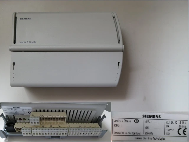 Siemens qax32 1 termostato ambiente led rx,potz //-3k,reg funz - Nuovo
