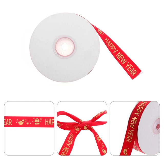 Polyester Webbing Christmas Tree Ribbon Garland Grosgrain Gift