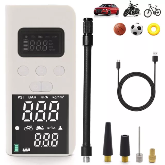 Cordless 12V Electric Car Tyre Inflator Pump Portable 150psi Air Compressor Pump