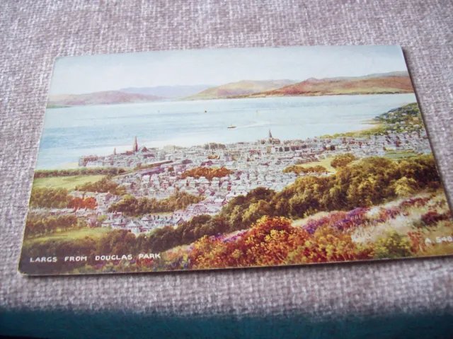 Postcard -- Largs , From Douglas Park, Ayrshire