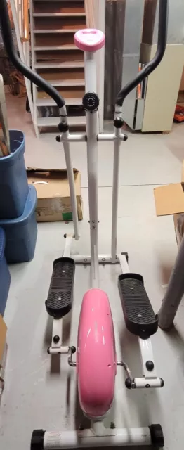 Sunny health and fitness magnetic elliptical trainer - pink - great condition.