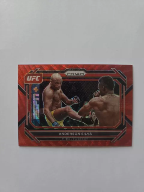 2023 Anderson Silva Red Wave Prizm Sp Panini Prizm