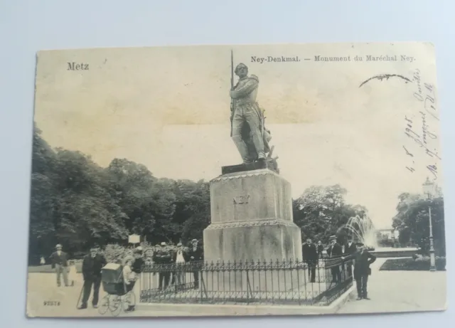 CPA 57 METZ - Ney Denkmal - Monument du maréchal ney