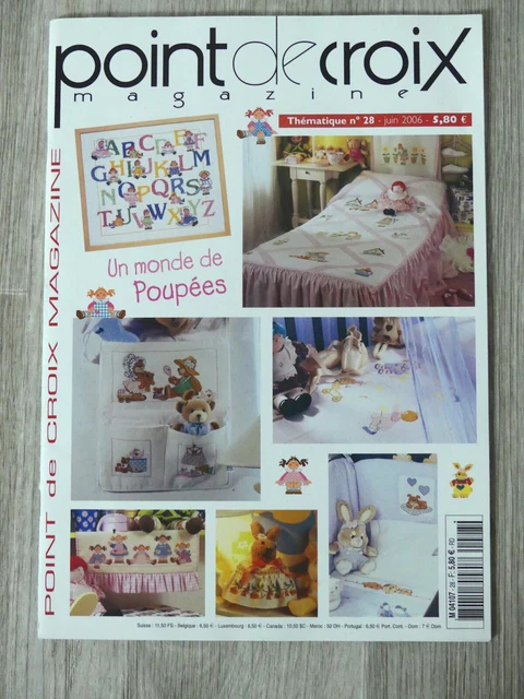 POINT DE CROIX - Un monde de poupées - Magazine n°28 - Juin 2006