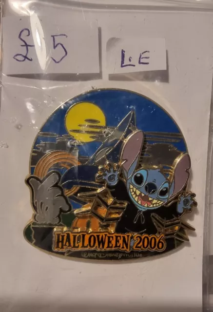 Disney Lilo And Stitch Halloween 2006 LE Pin