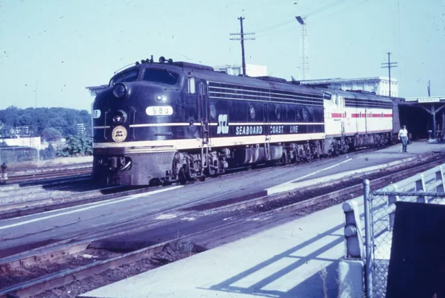 Duplicate  Train Slide Seaboard E-8 #580 Raleigh North Carolina