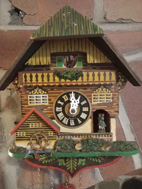 Orologio a cucù stile chalet musicale 1⁄4 ora