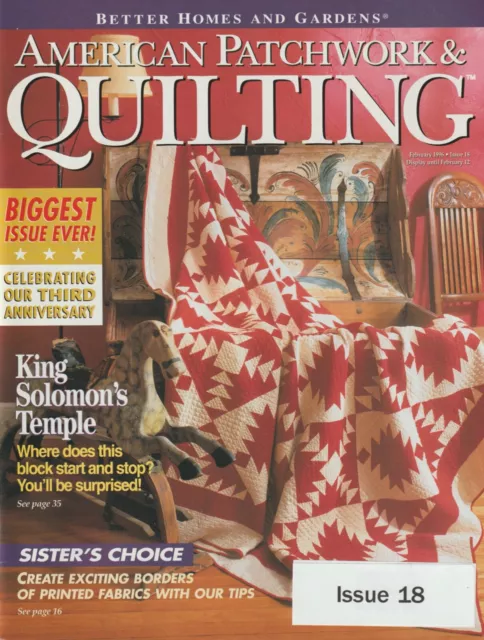 American Patchwork & Quilting Issue 18 Volume 4 No.1 February 1996