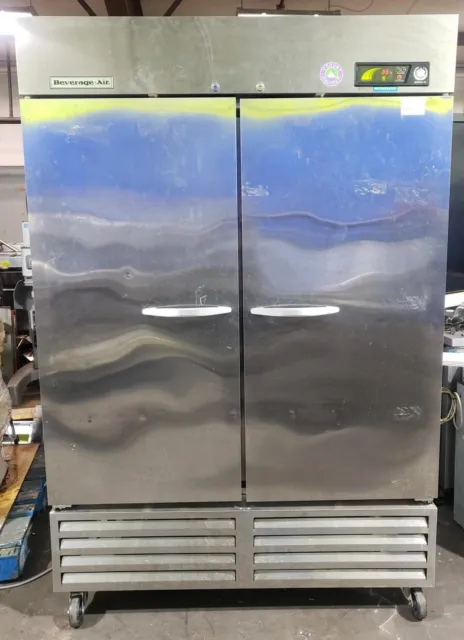 Beverage Air Kr48-1As 54" 2 Solid Door Reach In Refrigerator