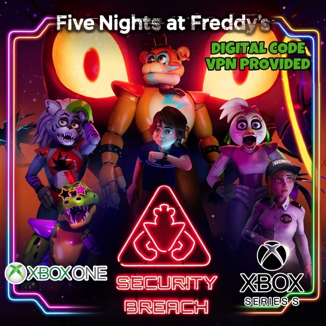 FIVE NIGHTS AT Freddy's Security Breach (Xbox One Series X/S Gift Code) EUR 10,16 PicClick FR