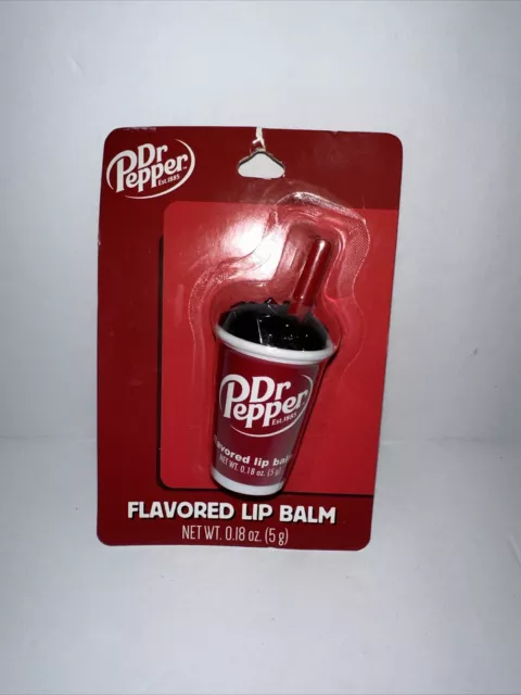 Dr. Pepper Flavored Lip Balm, Gloss New & Sealed!