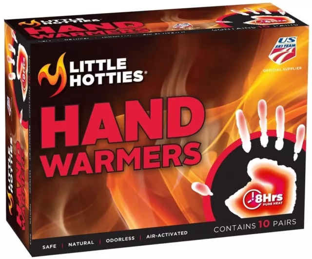 Little HOTTIES 40 Pairs 80 Hand Warmers Heat Heater Snow Ski Warmer EXP 07/2028