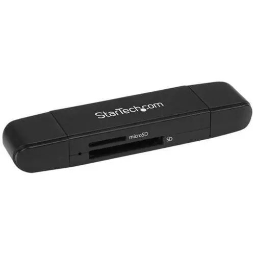 StarTech SDMSDRWU3AC USB 3.0 SD and microSD Card ReaderUSB-C and USB-A -