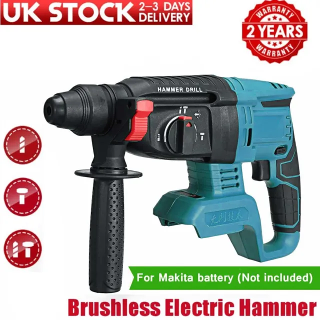 18V For Makita Brushless Hammer SDS+ Rotary Drill Body Only DHR242Z Cordless