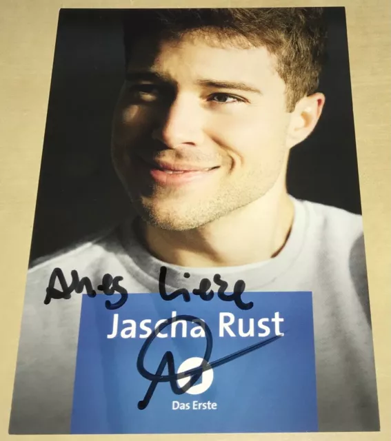 Jascha Rust In aller Freundschaft Original signierte Autogrammkarte Autogramm