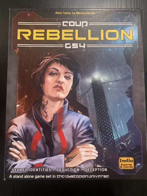 Coup - Rebellion G54 - Kickstarter Edition W/ Promo Packs; New, Open Box