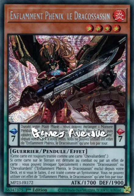 Yu-Gi-Oh ! Enflamment Phénix, le Dracossassin MP23-FR172 VF/SECRET