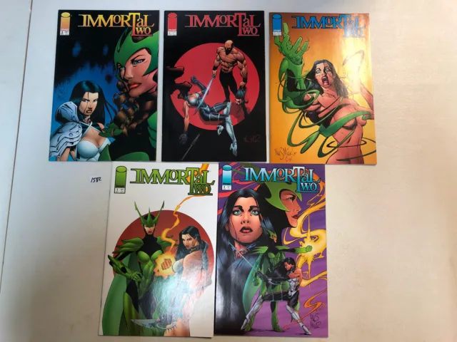 Immortal Two II (1997) #1 2 3 4 5 1-5 (VF/NM) Complete Set Mike Miller story/art