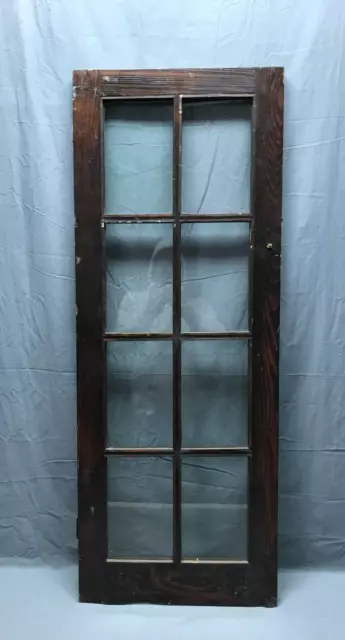Antique Single 8 Lite Casement 18x47 Cabinet Cupboard Window Vintage 1862-22B 6